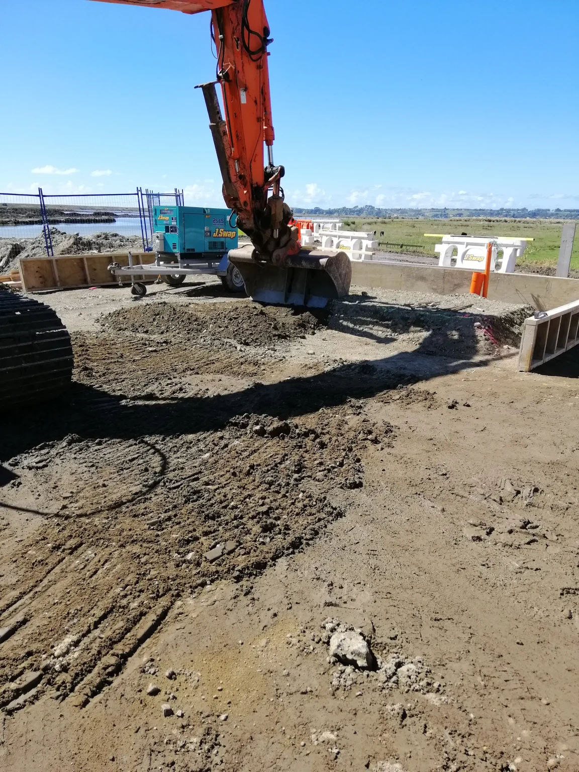 pump shed excavation- SGBuilders